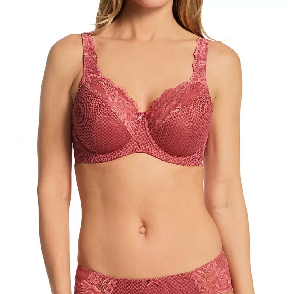 Fit Fully Yours Serena Underwire Lace Bra Collection - Canyon Rose